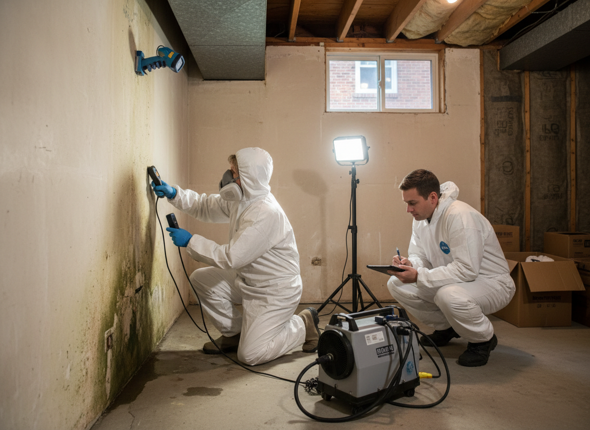 Mold inspection near me in Winnetka