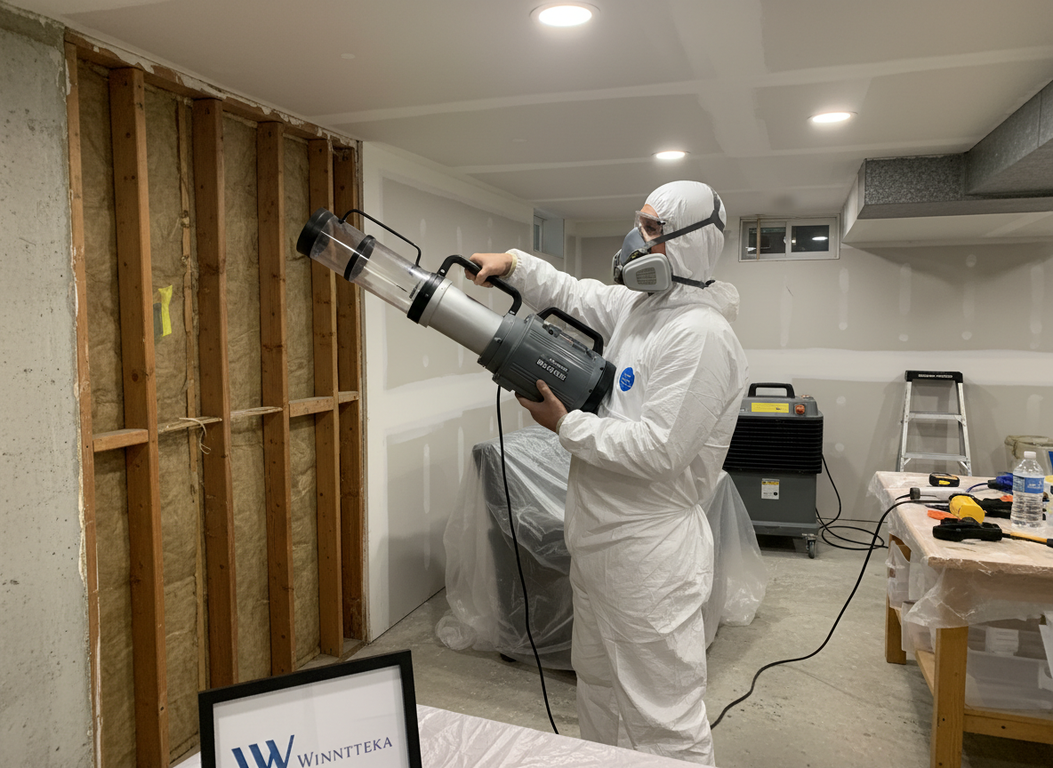 post remediation mold testing in Winnetka